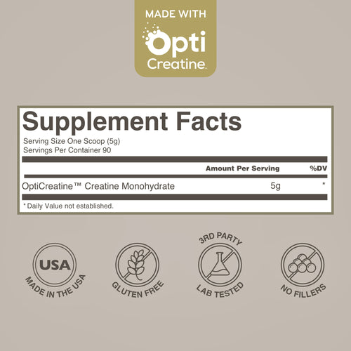 Creatine | Monohydrate Powder | Made with OptiCreatine™