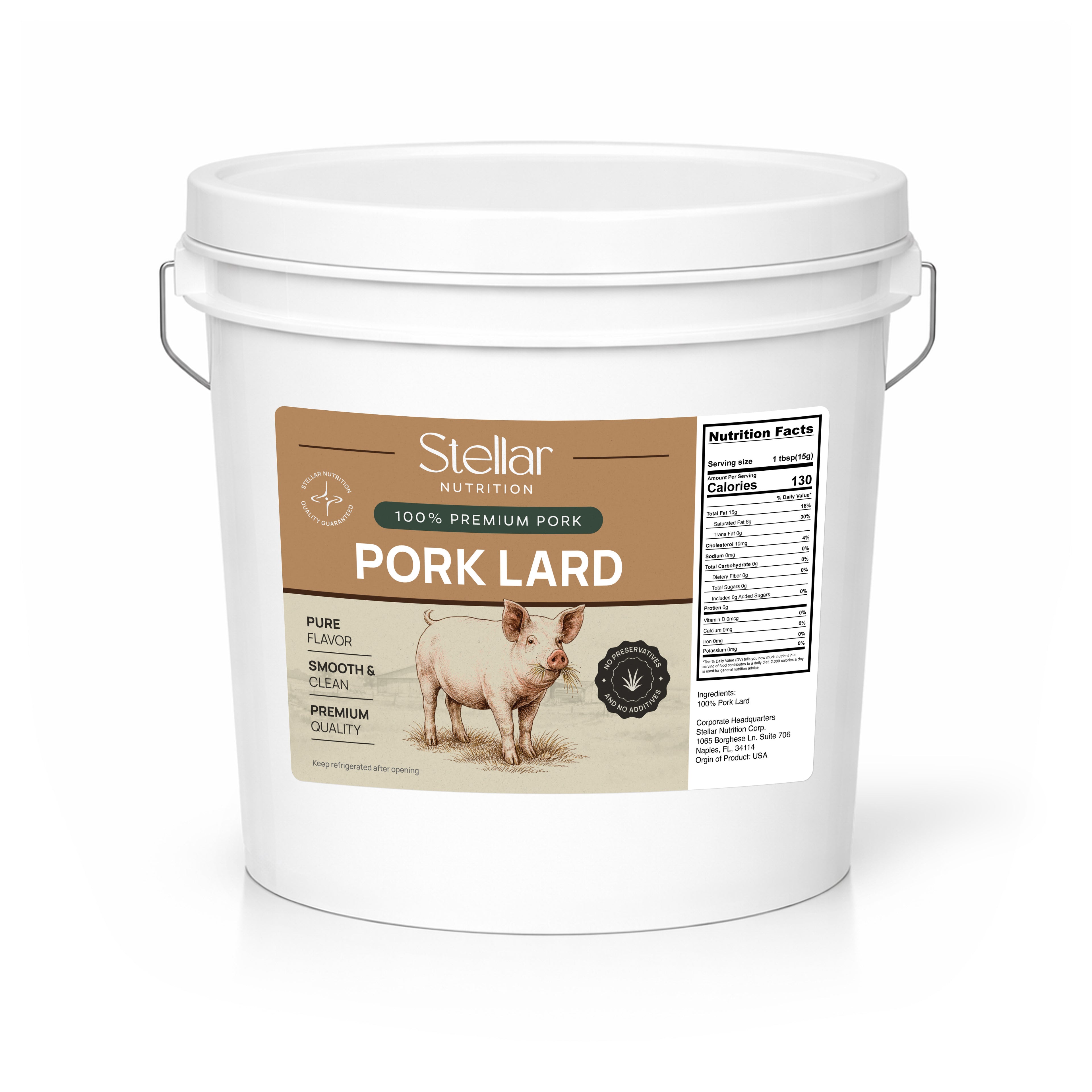 Pork Lard | Premium Quality | Pure Pork Fat for Cooking & Baking