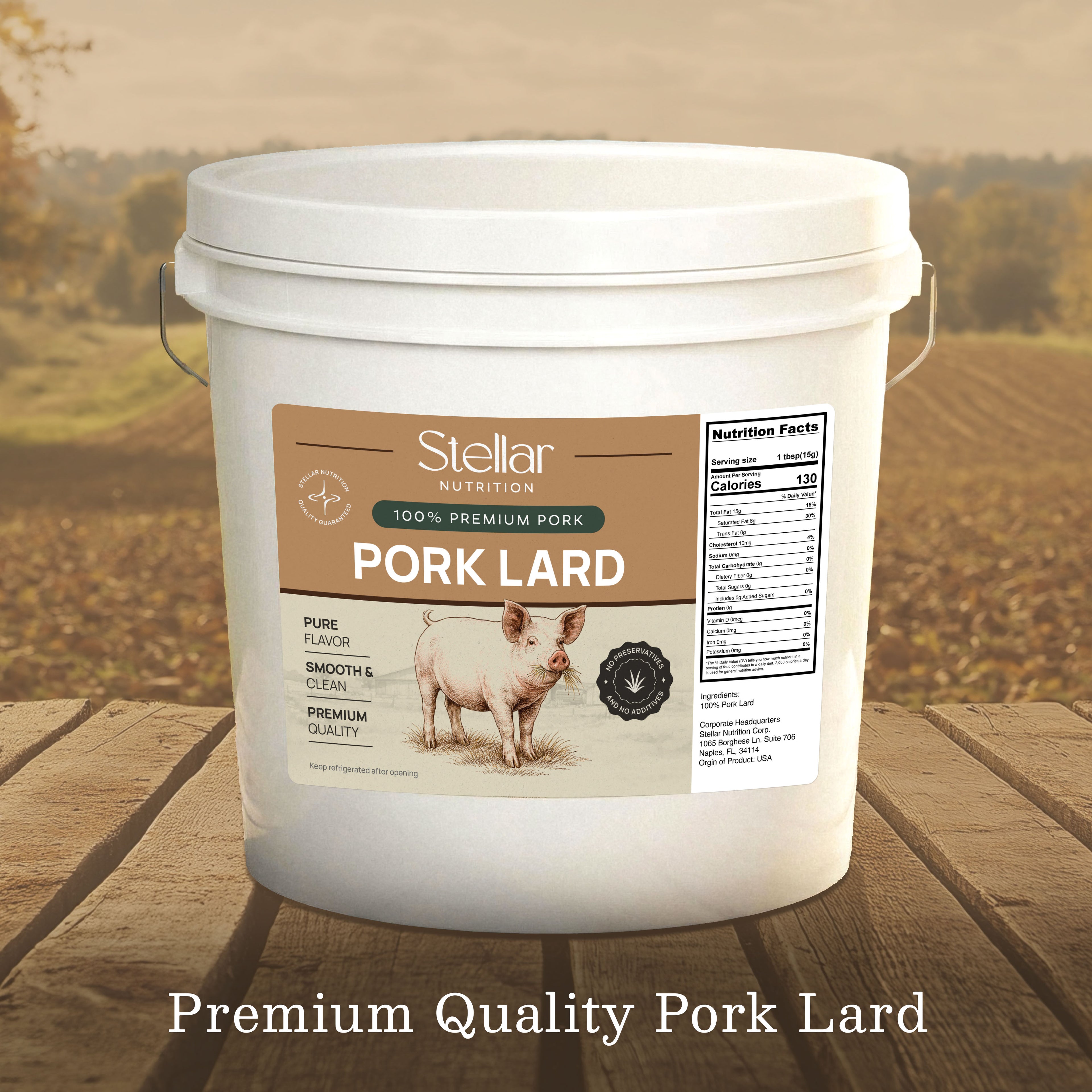 Pork Lard | Premium Quality | Pure Pork Fat for Cooking & Baking