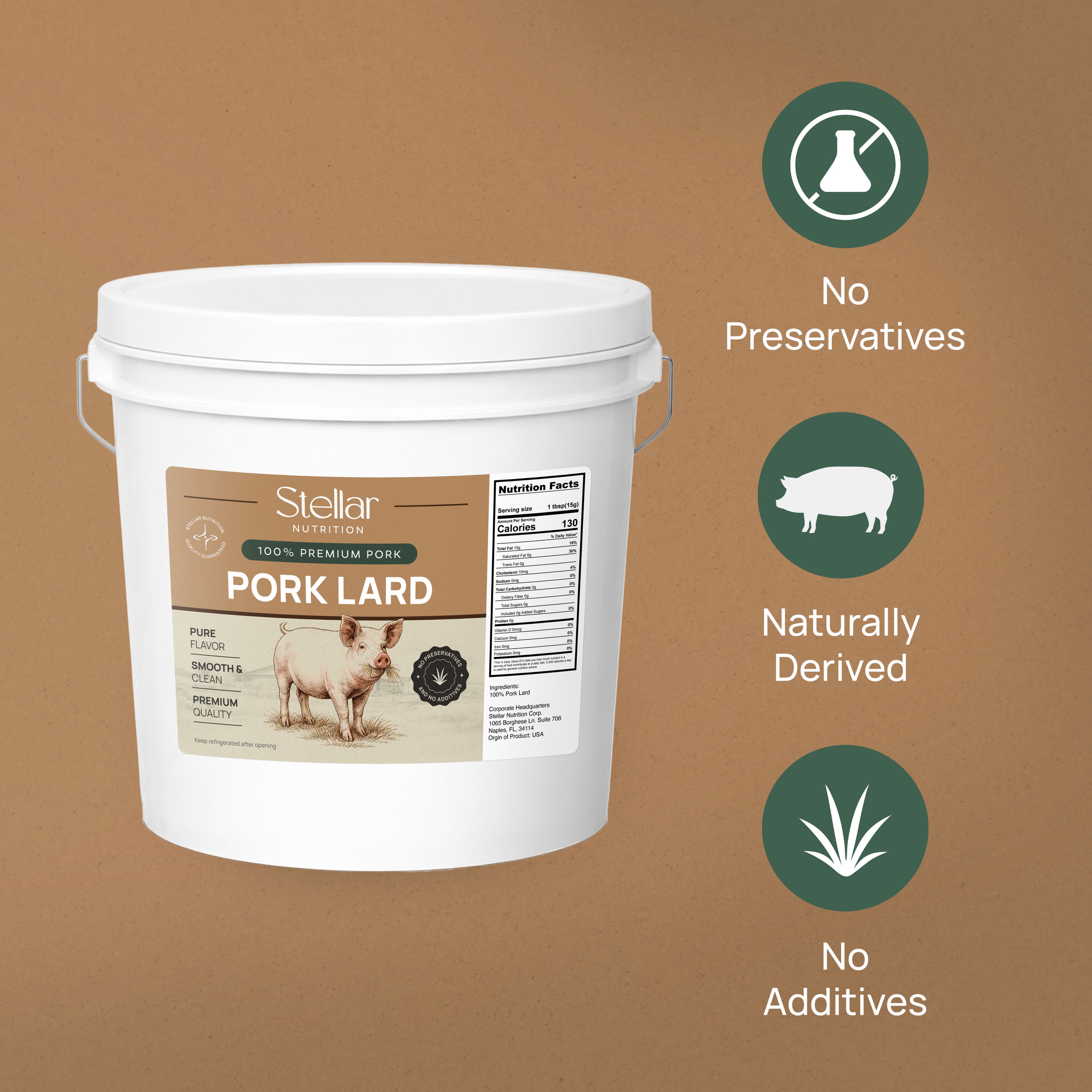 Pork Lard | Premium Quality | Pure Pork Fat for Cooking & Baking